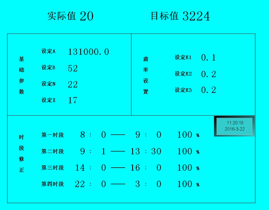 一个换热站的参数界面